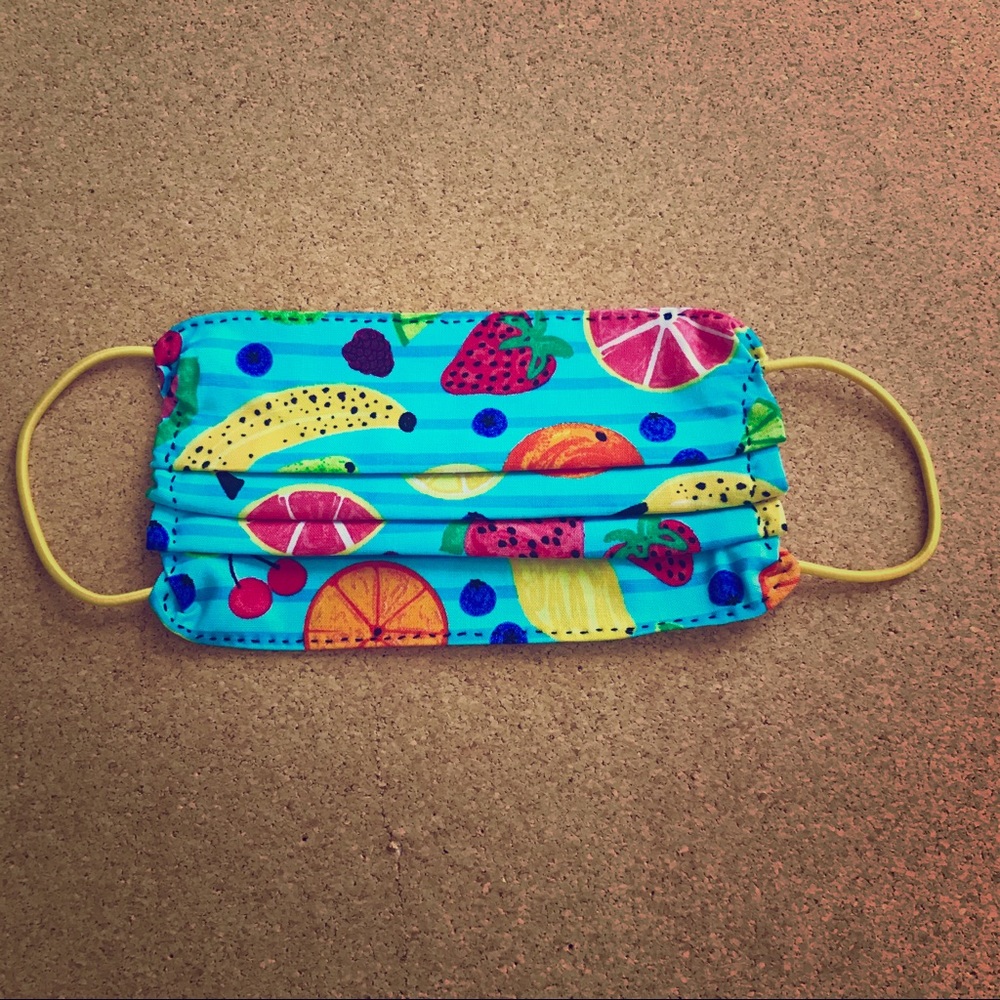 New Hand Sewn Fashion Mask - Summer Fruit